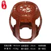 Taburete de Tambor de Madera Maciza Taburete de Mesa de Comedor Estilo Chino Antiguo Taburete Redondo para Sala de Estar Palosanto Mesa de Café Taburete Bajo Taburete para Guzheng