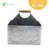 Fabricante Especializado en Cesta Divisoria para Cubiertos de Hierro Forjado, Cesta tipo Bolso, Cesta de Almacenamiento de Metal, Caja de Herramientas Cuadrada con Mango de Madera