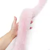 Tiras de Pelo Sintético de Coelho para Punhos de Hanfu e Qipao, Roupas, Calçados e Acessórios de Chapéu, Tiras de Pelúcia para Têxteis Domésticos, Acabamento em Pelo, Estoque Pronto de Fábrica