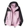 Nueva Chaqueta de Invierno para Hombre con Capa Interior Cálida, Conjunto de Dos Piezas para Parejas, Casual para Exteriores Senderismo Tres en Uno