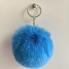 Fábrica em estoque 8cm bola de pelo pingente chaveiro acessórios de bolsa bola de pelo sintético atacado pingente diy acessórios para roupas sapatos