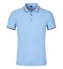 Camisa publicitária atacado rápida camisa cultural corporativa camiseta masculina polo bordada macacão com logo estampado personalizado lapela