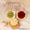 Saco Primavera e Verão Princesa Key Coin Bolsa Handmade Tecido Infantil Straw Bag Mini Fruit Zipper Bag Crossbody Bag