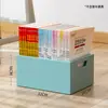 Estante de Livros sob a Mesa com Rodinhas, Caixa de Armazenamento de Livros, Empilhável, Grande Capacidade, Caixa de Armazenamento Móvel para Livros de Sala de Aula de Estudantes