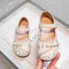 Novos Sapatos de Salto Único Estilo Étnico Outono 2026 para Bebês com Velcro, Sapatos de Salto Único para Meninas, Sapatos de Salto Único Estilo Chinês, Sapatos de Couro Estilo Chinês