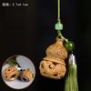Sândalo Verde Esculpido Vintage Oco Sachê Acessórios Chaveiro Corrente de Celular Bolsa de Carro Acessórios Pingente Hanfu Natural