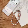 Hd216A06 Cordón Tejido Simple Estilo Dopamina Correa para Teléfono Llavero Colgante Accesorio para Bolso con Almohadilla para Teléfono