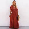 2021 Nueva Falda Larga de Tela de Bambú con Cordón en la Cintura Abrigo de Playa para Vacaciones Cárdigan Protector Solar Blusa de Bikini para Mujer