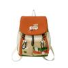 Mochila de Color Contrastante Dopamina para Estudiantes de Secundaria y Preparatoria, Bolsa Escolar Casual y Versátil de Gran Capacidad, Mochila Dulce para Salidas de Chicas