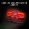 Luz trasera de motocicleta para conducción nocturna LOGO personalizado resaltado de dirección advertencia de seguridad accesorios de luz de bicicleta modificada