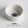 Tazón para Gato cerámico mascota lindo multi-funcional gato anti-golpes agua alimentación gato boca inclinada fácil limpieza multi-gato doble Tazón