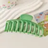 Presilha de Cabelo Colorida Flor Europeia e Americana Clip de Garra Quadrado Prendedor de Cabelo com Temperamento Feminino Clipe de Tubarão para a Parte de Trás da Cabeça Venda por Atacado
