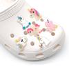 Nuevos Crocs de Jardín Zapatos Luminosos Hebilla para Zapato de Flor Accesorios de PVC Dibujo Animado Pony Accesorios de Moda Personalizados