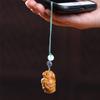Colgante para teléfono móvil con forma de conejo del zodiaco Yuanbao, colgante creativo, adorno, accesorios, llavero, regalo, artesanía
