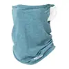 Mascarilla de Ciclismo para Exteriores de Media Cara para Hombres y Mujeres, Cubrecuellos Colgante para Orejas con Protección Solar, Bufanda de Cuello Pullover Camuflada con Protección Solar, Mascarilla Transpirable de Seda de Hielo