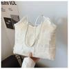 Bufanda de Encaje de Hada Casual de Verano para Vacaciones 2025 Estilo Extranjero Gran Capacidad Calada Playa Personalizada Tote Bolso de Hombro para Mujer