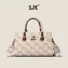 Bolsos de Gama Alta para Mujer 2025 Nueva Moda Letra Pequeño Bolso Cuadrado para Mujer Bolso Cruzado Estilo Extranjero Bolso para Mujer 275 Combinación
