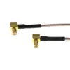 Cabo de conexão RF MCX-J macho para MCX-K fêmea cabo coaxial adaptador MCX-JJ alimentador