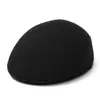 Boné Forward com Forro de Lã à Prova de Frio para Outono e Inverno para Meia-Idade e Idosos Proteção de Orelha Quente de PU para Exterior Boné de Pato para Homens, Velho e Avô Chapéu