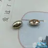 Moda Hebilla Ovalada de Metal Cosida a Mano Lujo Suave Abrigo Traje Suéter Cárdigan Ropa Aleación Hebilla Decorativa