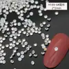 Celebridade da Internet Cognac Branco Mini Zircônia 5A Decoração de Unha Brilho tamanho pequeno Olho de Cavalo Gotas d'Água Fundo Pontiagudo Joia para Unha de Formato Especial