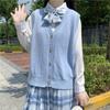 Chaleco de punto para mujer en otoño 2025 estilo japonés estilo holgado ropa exterior cuello en V top sin mangas estilo casual chaleco suéter fino