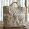 Bolso de Mano con Estampado de Moda Tendencia para Mujer 3D Transfronterizo Nuevo Producto Temu Amazon Bolso de Hombro Lona 300g