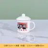 Taza de Cerámica con Tapa, Taza de Agua Retro, Taza Esmaltada de Imitación Nostálgica Creativa para Oficina, Tarro de Té