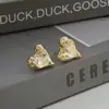 Suministro transfronterizo deseo pendientes irregulares brillantes de venta caliente de Amazon aguja de plata S925 pendientes adorables pendientes europeos y americanos