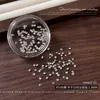 Acessórios de arte para unhas: Brilhantes Strass Redondos com Fundo Pontiagudo de 33 Facetas, Strass de Preenchimento Transparentes Versáteis Multifacetados, Decoração de Unhas