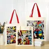 Bolsa de Lona Logo Personalizado Bolsa de Lona Lisa Bolso de Mano Bolso de Hombro Publicitario Promocional Bolsa de Compras de Lona Personalización