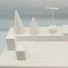 Estante de Almacenamiento para Pulseras y Relojes, Soporte de Exhibición para Collares, Estante de Exhibición de Tres Niveles para Pulseras y Relojes