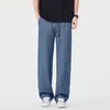 Ropa para Hombre Casa de Arce / Nuevos Pantalones Casuales de Lino Tencel para Hombre Verano 2026 Delgados Sueltos de Pierna Recta Transpirables de Seda Helada