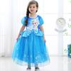Vestido de Niña Estilo Coreano 2018 Verano Vestido de Frozen Vestido de Princesa para Niños Ropa de Verano para Niños