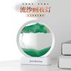 Pintura Areia Movediça Luz Noturna Quarto Estilo Chinês Decorativo Ampulheta de Vidro Mobiliário para Casa Atmosfera Pequena Lâmpada de Mesa