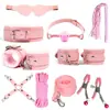 Juguetes sexuales para adultos Jiuai, accesorios SM, juguetes sexuales para parejas, bondage, látigo de cuero, tapón anal, entrenamiento del amor y provocación