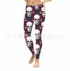 Leggings de primavera y otoño 2022 para mujer, pantalones de yoga con estampado digital 3D creativos de Halloween, leggings de una pieza