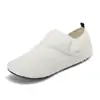 Pantuflas de algodón con forro polar para otoño e invierno para hombres, mujeres y niños, zapatos sin cordones con suelas suaves antideslizantes, para el hogar en interiores y para fitness en interiores
