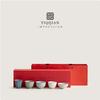Cinco Famosas Tazas de Té de Horno, Set Cultural y Creativo de la Ciudad Prohibida, Caja de Regalo para Juego de Té, Regalo de Cumpleaños, Taza de Maestro, Taza de Té Individual