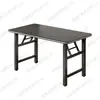 Escritorio de Estudio Plegable Móvil de Metal Ligero Simple Sin Ensamblaje Habitación de Estudio Mesa de Escritura para Estudiante Barniz para Hornear Escritorio de Oficina