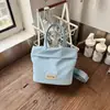 Bolso de Lunares para Mujer 2026 Nuevo Verano Casual Versátil Ligero Bolso de Hombro para Viajes Diarios Cruzado Bolso Cubo
