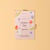 Decoración para Pastel Feliz Día de las Madres 2026 Mariposa 3D de Doble Capa Cinta de Cumpleaños para Mamá Lazo Insertar para Hornear