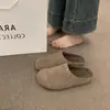 Diadema de Lana Estilo Hada Suave Retro Zapatillas Estilo Nuevo 2026 Zapatos Birkenstock que Aumentan la Altura Zapatillas Medias de Ponerse Fácilmente