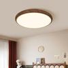 Crema Protectora para Ojos Estilo Espectro Completo Color Grano de Madera Lámpara de Techo Galleta Recámara Estudio Simple Habitación Infantil Lámpara de Techo
