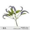 Ramo de Flores Artificiales, Arreglo de Flores Falsas Rojas, Manualidades para Decoración del Hogar, Montaje de Escena, Lavanda, Flores de Salvia