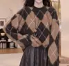 Nuevo Suéter Acolchado Suave Estilo Retro Francés Otoño 2026 para Mujer, Estilo Holgado y Relajado, Tejido de Diseño Único
