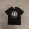 Transfronterizo En Stock Bape Suministro Estable a Largo Plazo Para Hombres y Mujeres Casual Deportivo Puro Algodón Manga Corta Cómodo Moda Camiseta