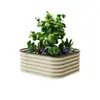 Caja de Plantación de Jardín Estilo Chino Nuevo Transfronteriza Huerto Metálico Cama de Plantación Exterior Balcón Caja de Plantación de Verduras Recubrimiento de Doble Cara