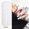 Accesorios para Uñas Pequeños Diamantes de Imitación Acrílicos Irregulares de Dorso Plano Cuentas Metálicas Lentejuelas Perlas de Nácar Diamantes de Imitación de Pan de Oro