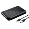 Caja para Disco Duro Móvil Tipo C 2.5 pulgadas SSD Carcasa para Disco de Estado Sólido Puerto Serial SATA Caja Externa para Notebook